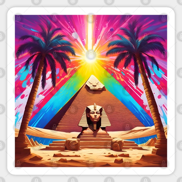 Electric Giza Sticker by Lyvershop